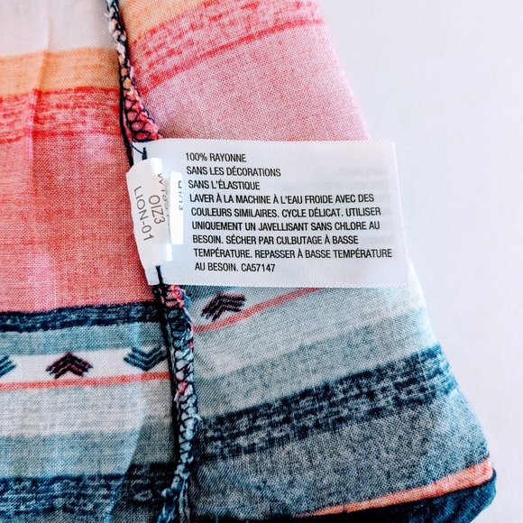 MOSSIMO Women's Spaghetti Straps Sun Dress Size M Blue & Red - Picture 4 of 4